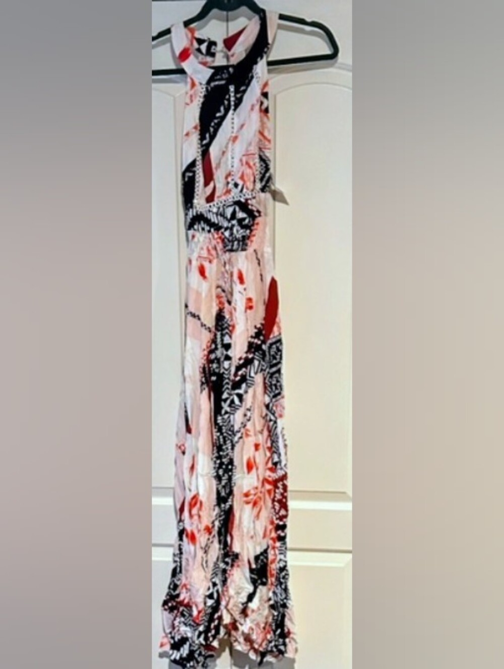 NWT! ANTHROPOLOGIE ABEL THE LABEL M ABSTRACT FEMININE FLOWING RESORT SUN DRESS - Picture 6 of 10